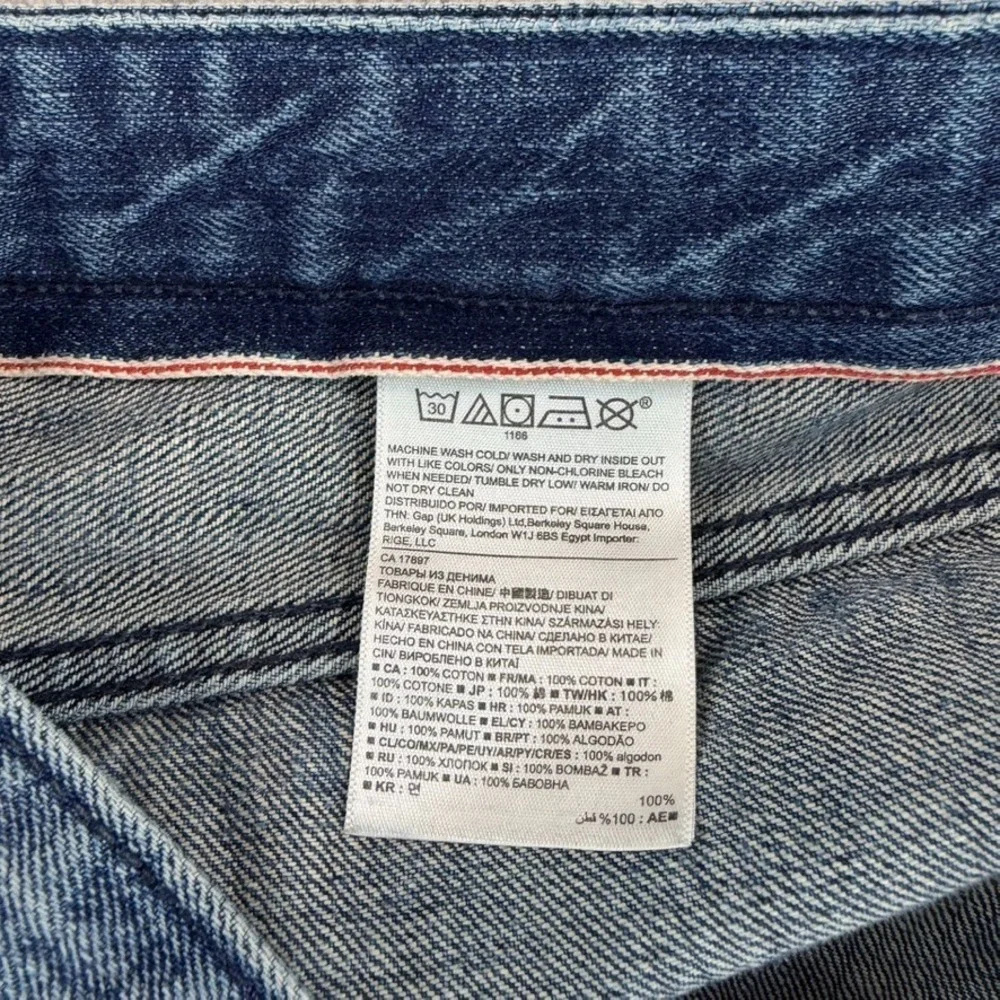 Banana Republic Premium‎ Patchwork Distressed Selvedge Jeans in Blue Men 34x34